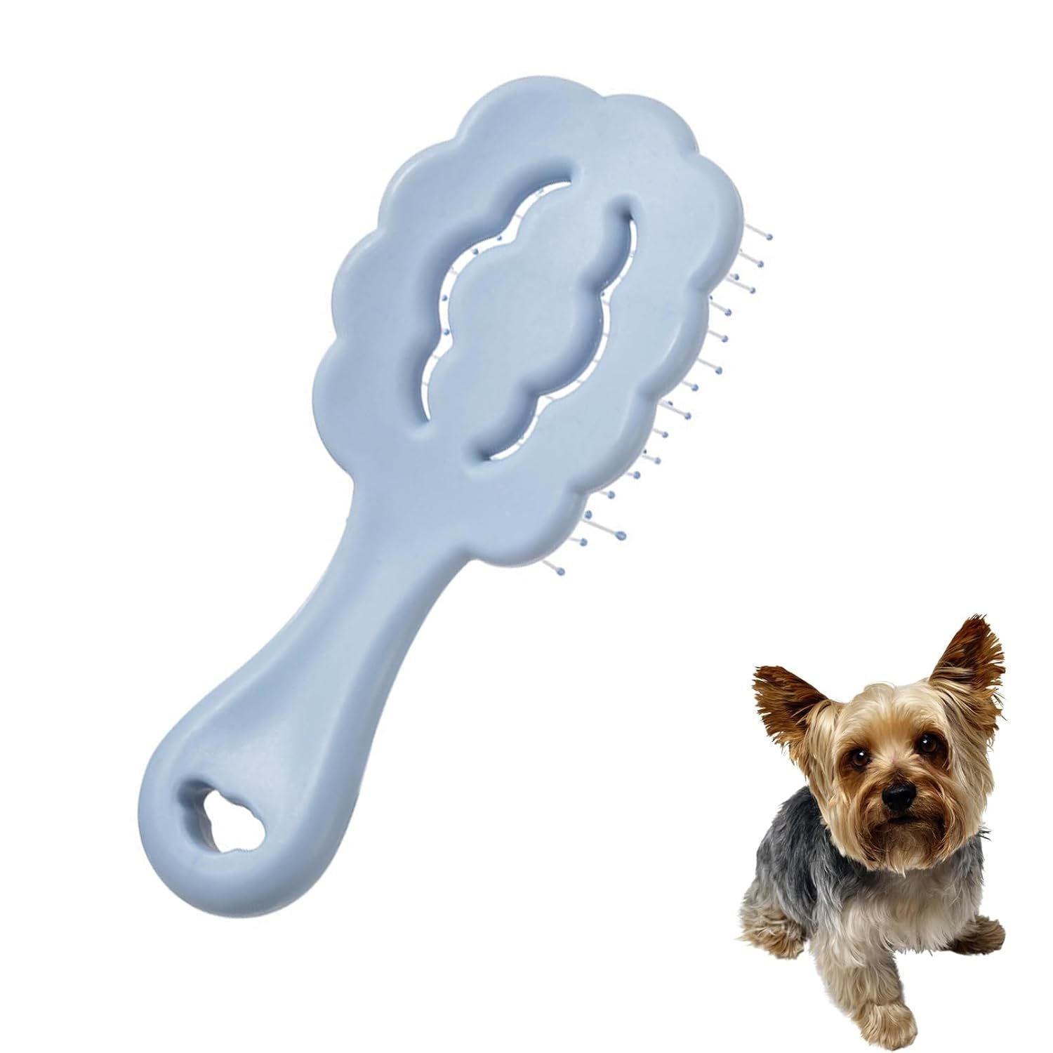 Cloud Shape Small Dog Grooming Brush Ideal Puppy Hair Brushes For Maltese And Small Breeds Perfect For Shih Tzus Yorkies And Maltipoo