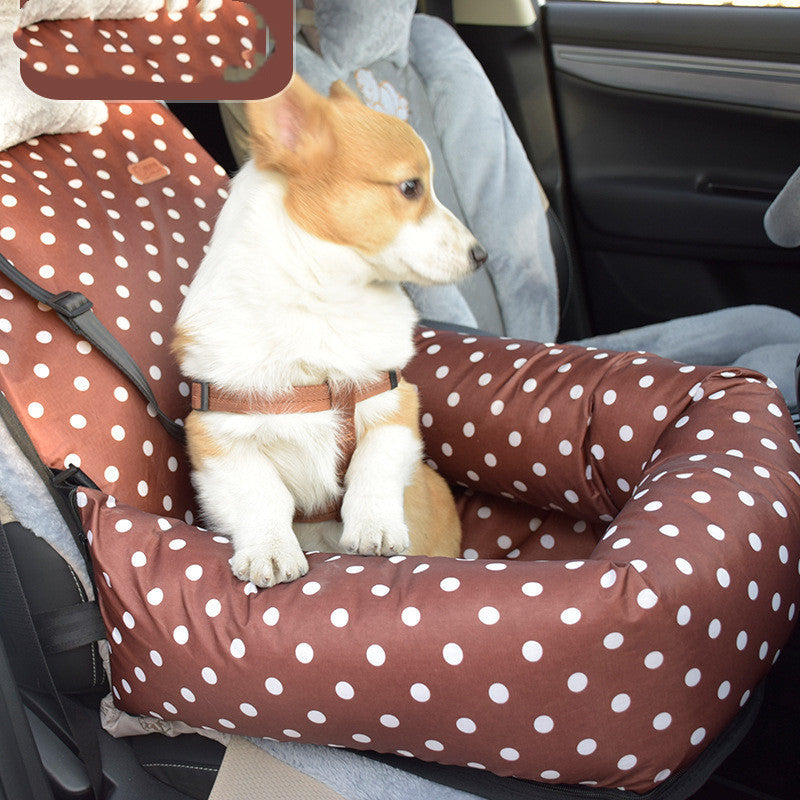 Car Kennel Pet Travel Car Seat Small And Medium-sized Dog Kennel Cushion Pets Supplies